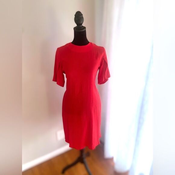 Red mini Swing Babydoll dress & OTHER STORIES size  4 - Picture 14 of 16